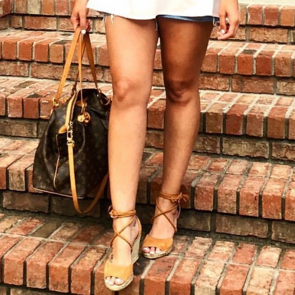 Joie Shoes - JOIE LEATHER LACE UP ESPADRILLES